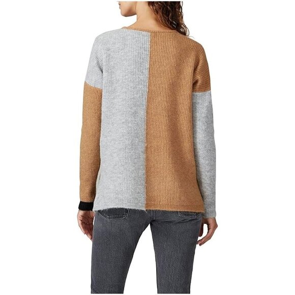 Sita Murt  Brown Colorblock Sweater, Multicolored, 42 - Picture 3 of 5